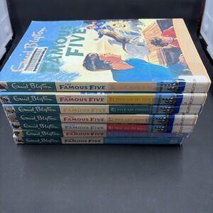 Enid Boynton The Famous Five Lot Of 7 Books 14-20 Former Library Books